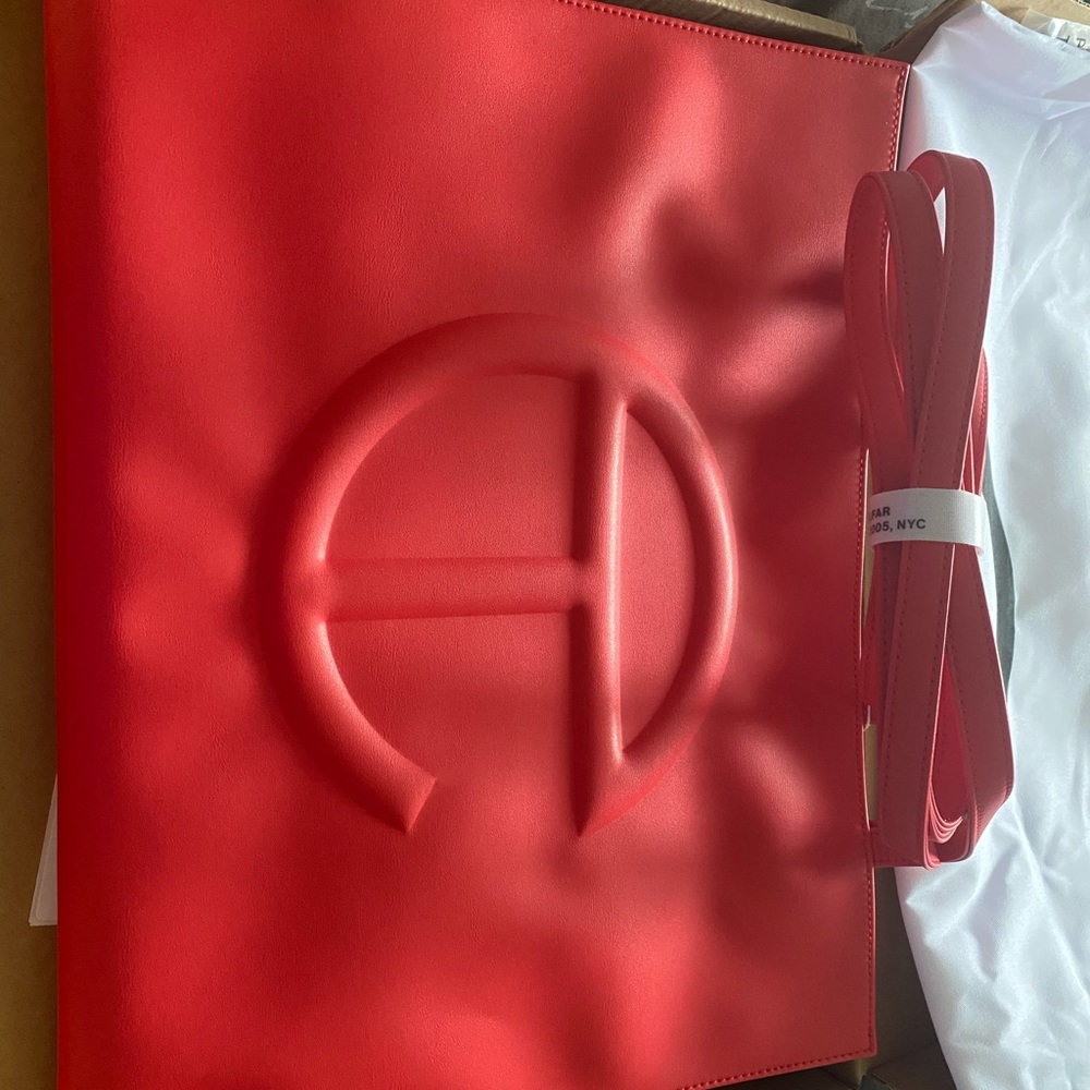 Authentic Large Red Telfar bag **Brand New**